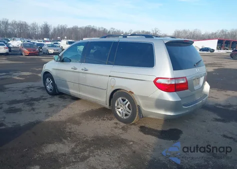 2005 Honda Odyssey Ex-L из США, поврежденный, VIN 5FNRL38755B102260